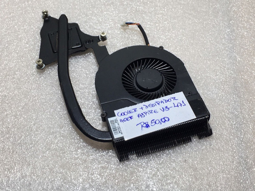 Imagem 3 de 4 de Cooler + Dissipador Acer Aspire V5-471