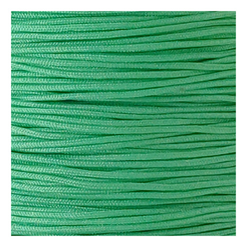 Pulsera San Benito Medalla Colgante Plata 925 Tejido Verde Claro 0 Mm