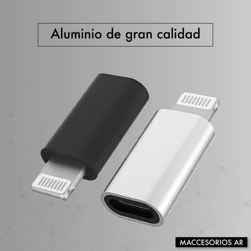 Adaptador De Usb Tipo C A iPhone Compatible Lightning