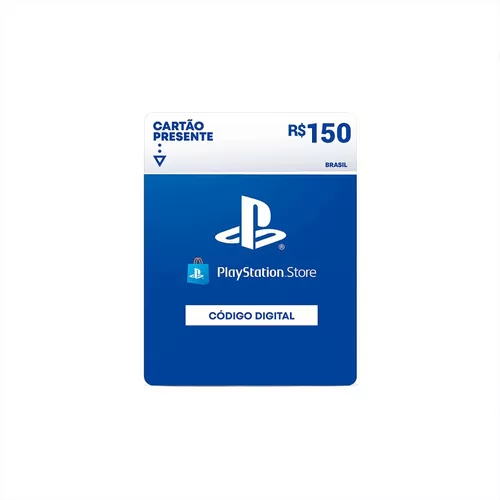 Cartão PSN. Gift Card para PS4 PS5. Playstation Plus e Créditos em Reais