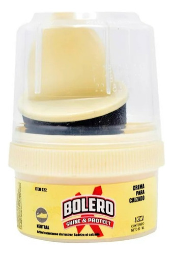 Bolerito Crema Para Calzado Bolero Hidratante El Cometa