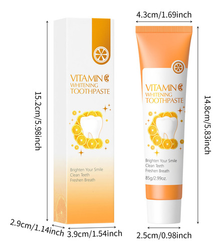 Pasta De Dientes Con Vitamina C K Fresh Breath Elimina Las M