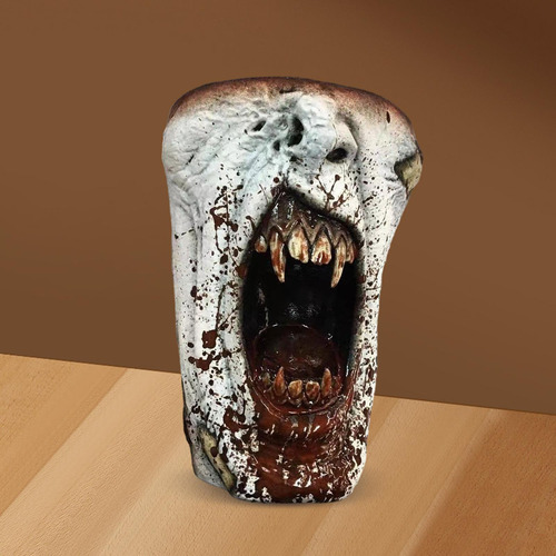 New. Estatua De Taza De Terror De Halloween, Accesorio