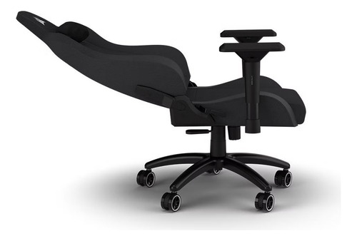 Imagen 3 de 5 de Silla Gamer Corsair Tc200 Tela Negro / Negro Cf-9010049-ww