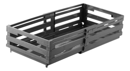 Cesta De Almacenamiento Organizadora De Armario, Gris