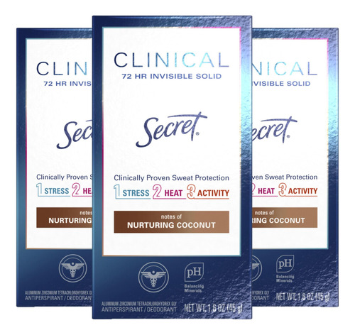 Secret Clinical Strength Antitranspirante Y Desodorante Para