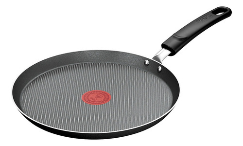 Crepera Antiadherente 25cm Everyday Titanium T-fal, B4481082 Negro
