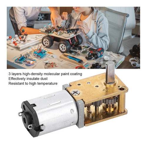 Mini Motor De Engranaje De Micro Metal, 70 Rpm Motor De De