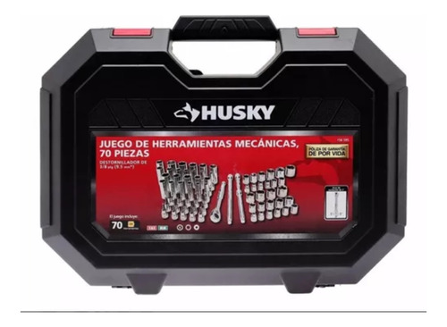 Set Herramientas Mecánicas Y Maletín Husky 70 Piezas 3/8