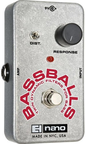 Pedal Electro Harmonix Nano Bassballs Auto Wah Bass Balls Color Blanco