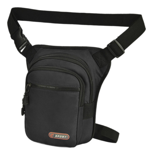 Bolsa Para Pierna, Cintura, Muslo, Riñonera Informal, Negro