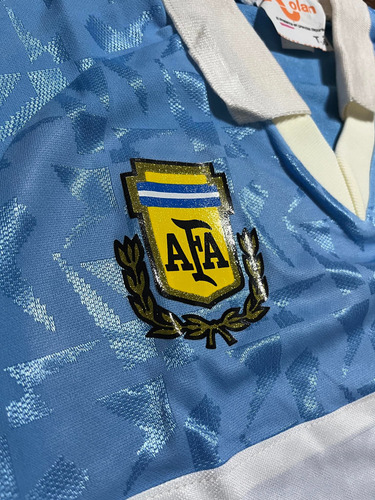 Camiseta Selección Argentina Olan Afa Maradona Sol Única