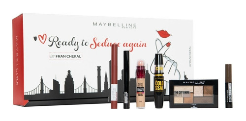 Set Maquillaje Maybelline Ready To Seduce Again Fran Chekal