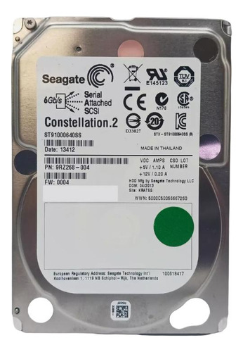 Hd Sas Seagate 1tb 2.5 7.2k Constellation.2 St91000640ss