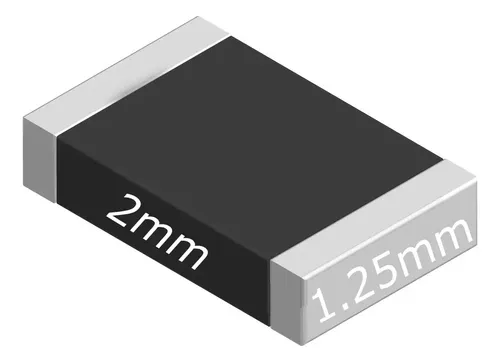 Kit 1500 Résistances SMD 0805 - 60 Valeurs, 25 Pièces Chacune, 0 Ohm à 10M Ohm 1% Tolérance