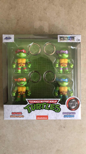 Jada Tortugas Ninja Figuras Llaveros Tmnt 5cm