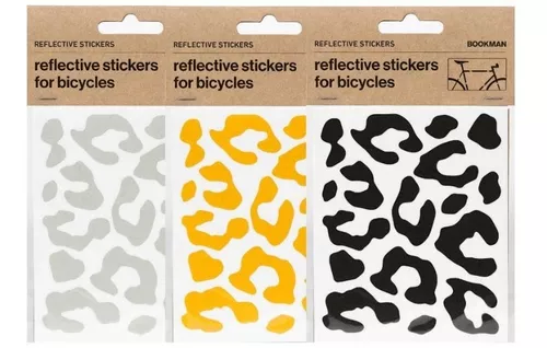 Bookman Reflective Leopard Print Stickers