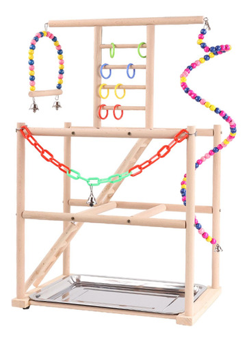 Soporte De Juego Para Pájaros, Parque De Juegos Para Loros,