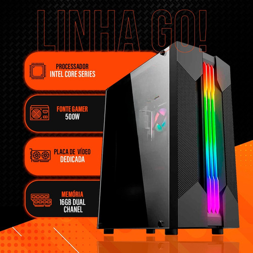 Pc Gamer Completo 2eletro Go I5 16gb 240gb Radeon Rx 4gb