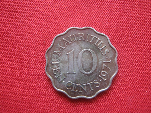 Mauricio 10 Centavos 1971