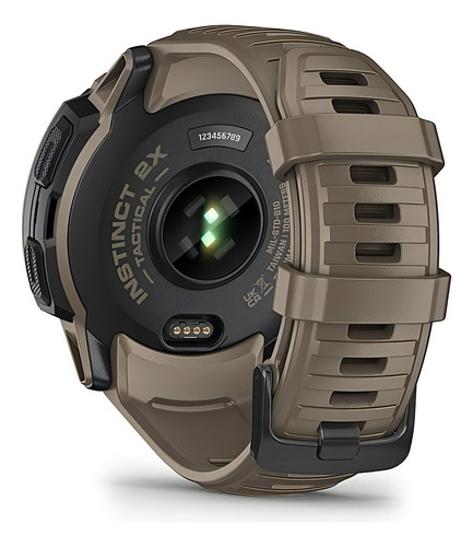 Garmin Instinct 2x Solar Tactical 50mm Marrón Marrón Marrón