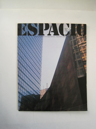 Revista Espacio Arquitectura Marzo-abril 1988 Diseño Grafico