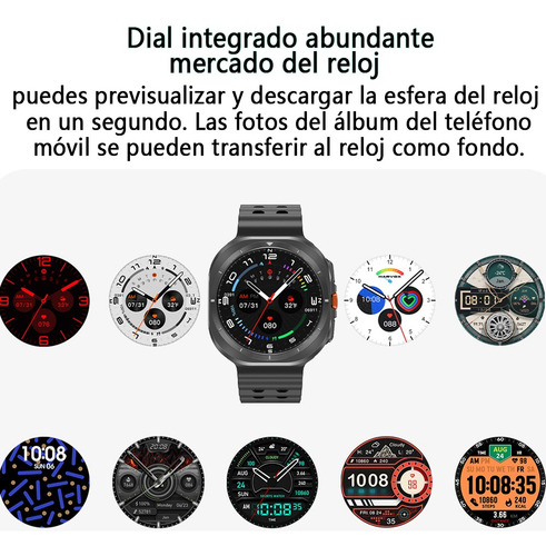 Reloj Inteligente Hombre 1.5 Bluetooth Call Smartwatch
