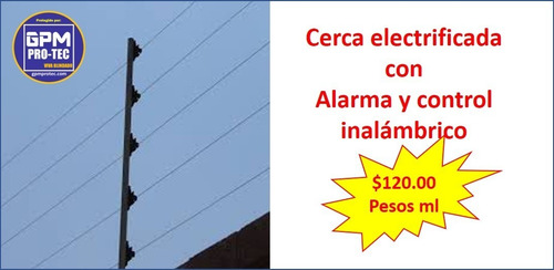 Paquete Con Instalación De 1 Metro De Cerca Electrificada