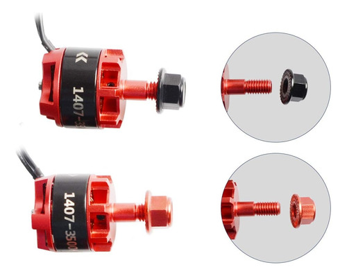1407 3500kv Motor Sin Escobillas Cw Ccw 3-4s Lipo Para Fpv R