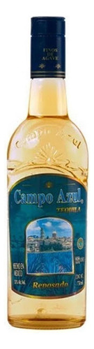 Paquete De 3 Tequila Campo Azul Reposado Clásico 375 Ml