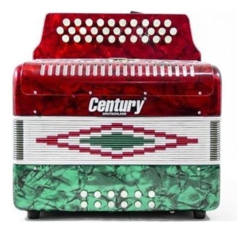 Acordeon Century Botones Fa Bandera C3012fab