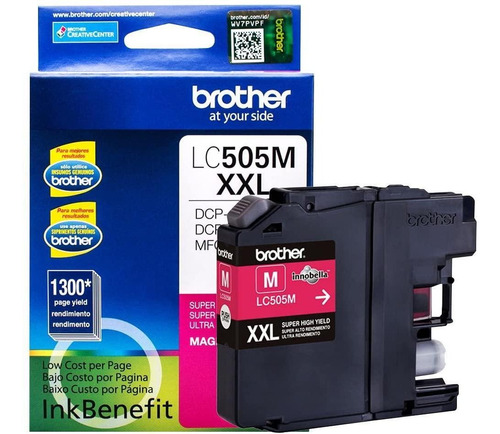 Cartucho De Tinta Brother Color Magenta / Lc-505m