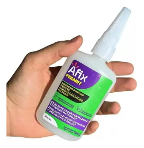 Cola Líquido Afix de 100g - Kit de 12 unidades