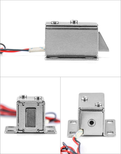Bloqueo De Solenoides Electromagnético Qwork, 4 Pcs Mini Caj