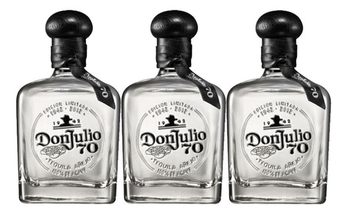 3x2 Tequila Don Julio 70 Añejo 700 Ml