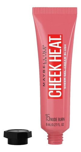 Rubor Cheek Heat Pink Nude Burn 15 Maybelline Ny