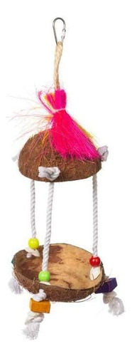 Hendryx Tropical Teaser Tiki Hut Bird Toy