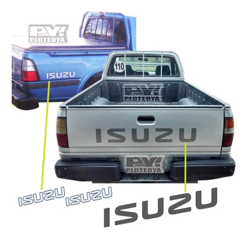 Calcos Isuzu De Porton + Laterales - Ploteoya