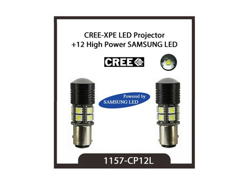 9005 Cree-xpe Led With Projector 1156-cp12l (2 Filamento )