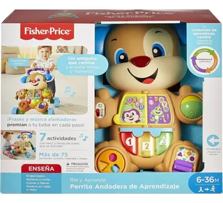 Rie Y Aprende Perrito Andadera De Aprendizaje Fisher Bebé