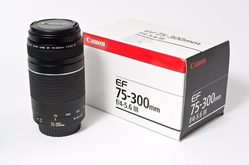 Imagen 3 de 3 de Lente Canon Ef 75-300 Mm F Nuevo En Caja