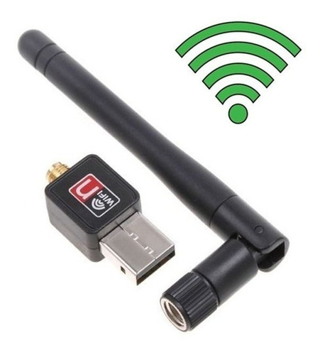 Adaptador Usb 2.0 Wifi 802.11n Con Antena Wireless 300mbps