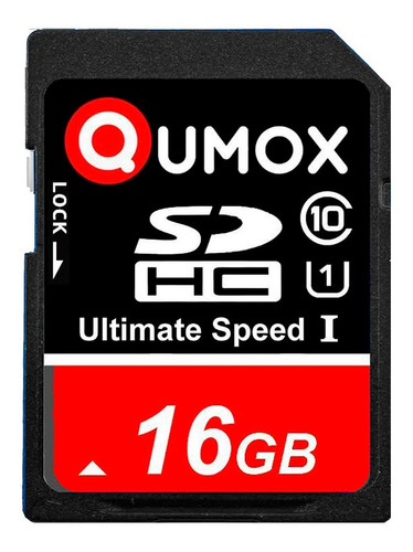Imagem 1 de 3 de Cartão De Memória Sdhc 16gb Qumox