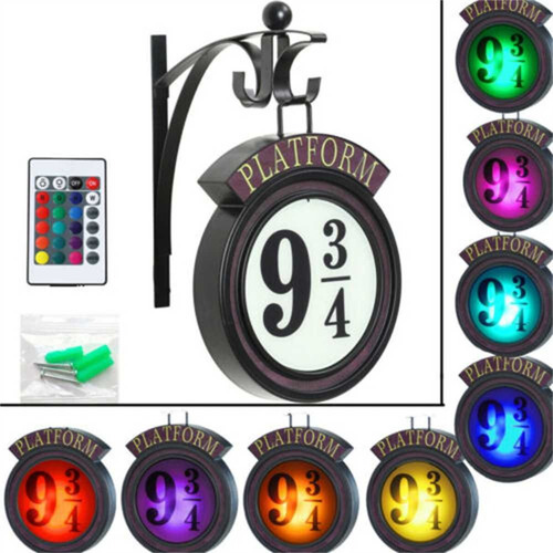 Lampara Estacion Tren De Harry Potter, Control De Color Luz