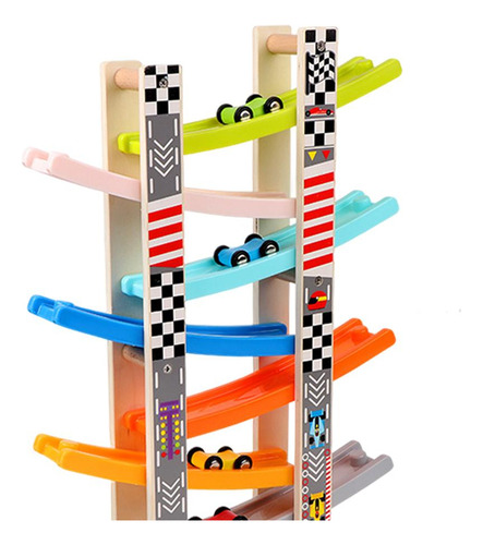 Pista De Carreras Coche Rampa Racer Planeador Juguete Tire