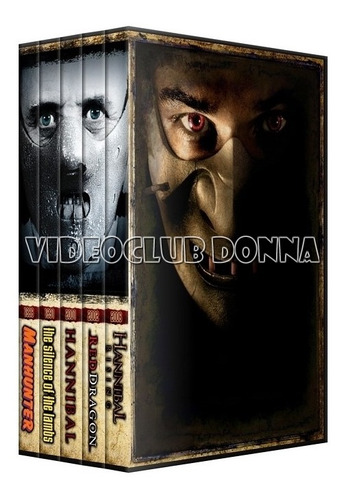 The Hannibal Lecter Saga Completa Pack 5 Dvd Coleccion