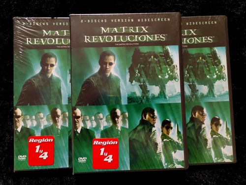 Película En Dvd De Matrix Revoluciónes