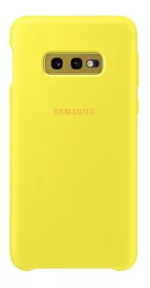 Case Samsung Silicone Cover Para Galaxy S10e Amarillo