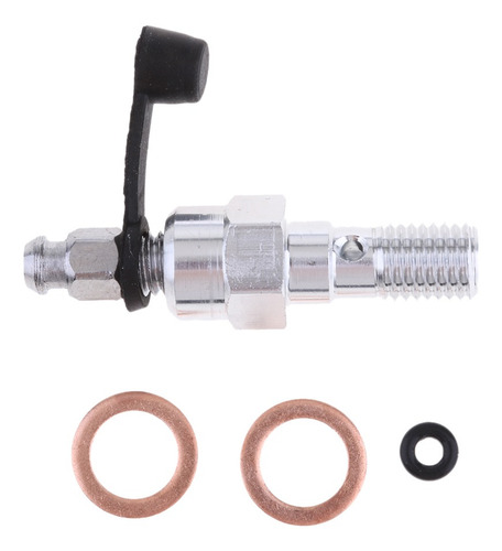 Imagen 2 de 6 de Borrador De Banjo Único De Acero Inoxidable 1.25 Mm Plata