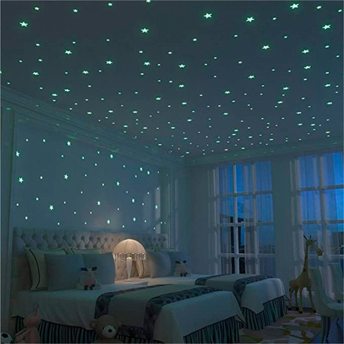 Imagen 7 de 10 de Estrellas Fluorescentes X100 Brillo En La Oscuridad.